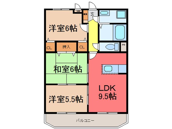 ユーミー マンション アルファの物件間取画像